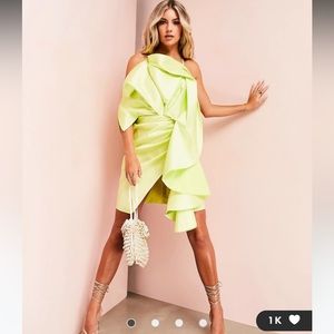 ASOS LUXE satin mini dress